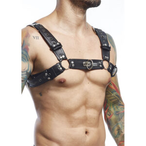 Mob-Dngeon Cintura Imbracatura Nera One Size-Metal · Intimo uomo (imaginea 4)
