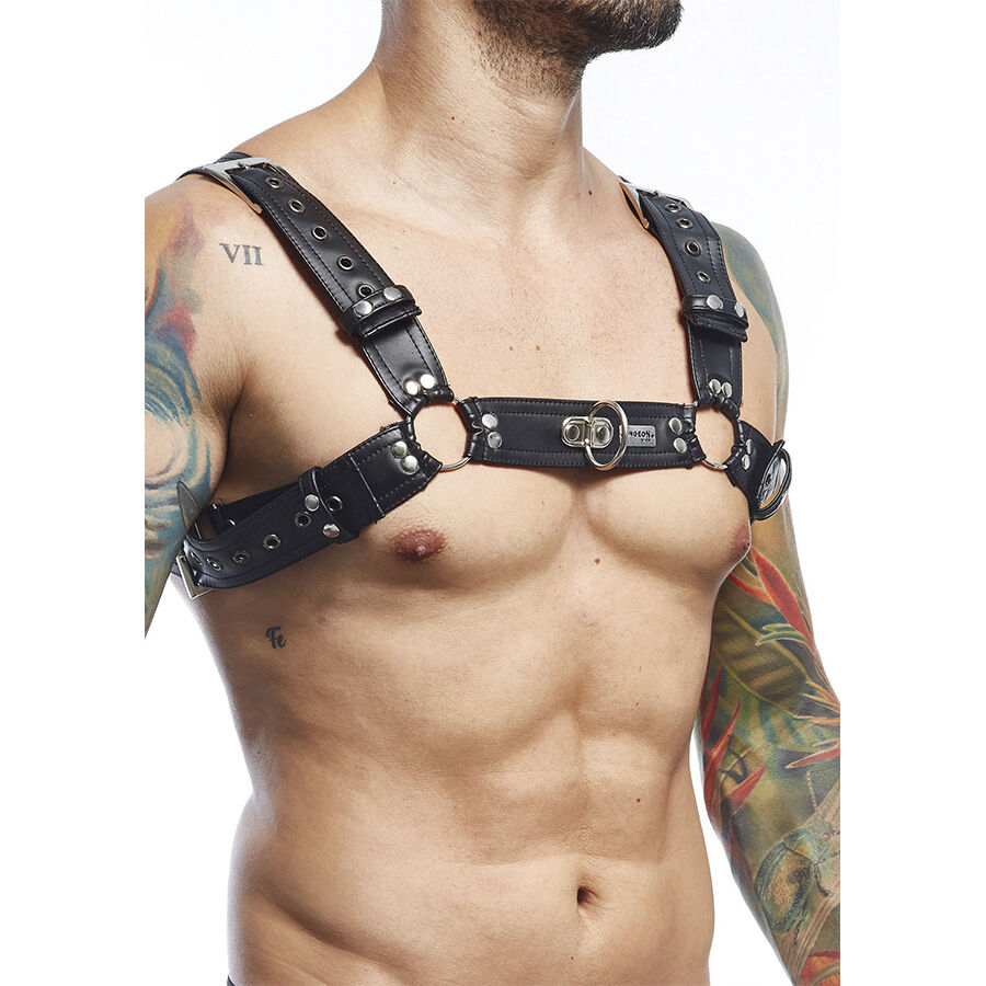Mob-Dngeon Cintura Imbracatura Nera One Size-Metal · Intimo uomo (imaginea 4)