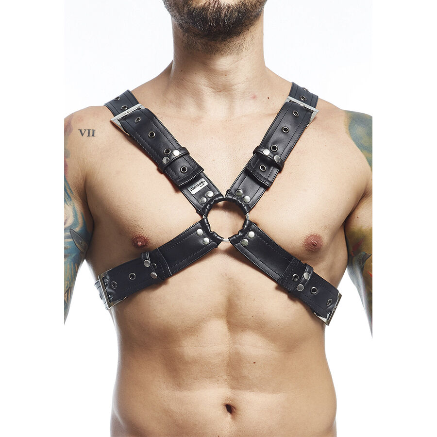 Mob-Dngeon Cintura Imbracatura Nera One Size X-Metal