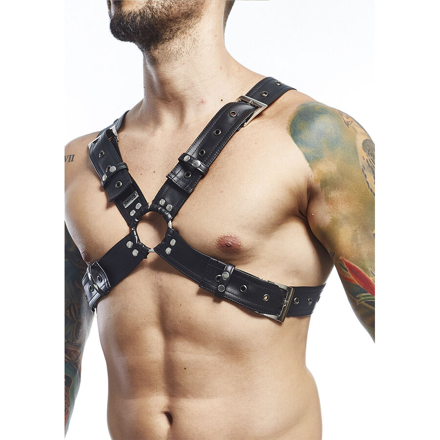 Mob-Dngeon Cintura Imbracatura Nera One Size X-Metal 2 Mob-Dngeon Cintura Imbracatura Nera One Size X-Metal · Intimo uomo (imaginea 2)