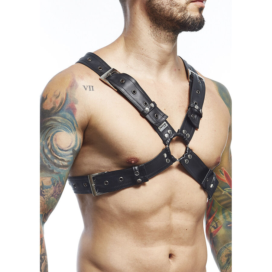 Mob-Dngeon Cintura Imbracatura Nera One Size X-Metal · Intimo uomo (imaginea 4)