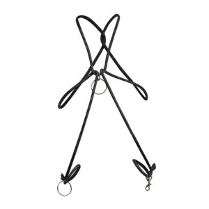 Mob-Dngeon Corda Nera con Anello per Pene-Silicone · Intimo uomo (imaginea 2)