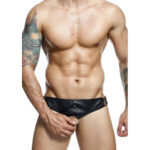 Mob-Dngeon Jockstrap con Anello per Pene One Size-Pelle Ecologica · Intimo uomo