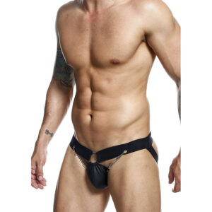 Mob-Dngeon Jockstrap con Catena Nero, Taglia Singola-Pelle Ecologica 13 Mob-Dngeon Jockstrap con Catena Nero, Taglia Singola-Pelle Ecologica · Intimo uomo (imaginea 5)