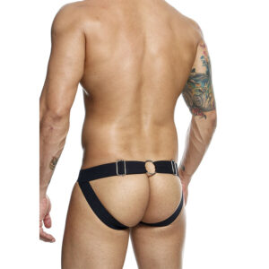 Mob-Dngeon Jockstrap con Catena Nero, Taglia Singola-Pelle Ecologica 11 Mob-Dngeon Jockstrap con Catena Nero, Taglia Singola-Pelle Ecologica · Intimo uomo (imaginea 3)