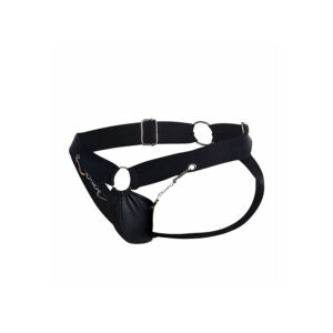 Mob-Dngeon Jockstrap con Catena Nero, Taglia Singola-Pelle Ecologica 12 Mob-Dngeon Jockstrap con Catena Nero, Taglia Singola-Pelle Ecologica · Intimo uomo (imaginea 4)
