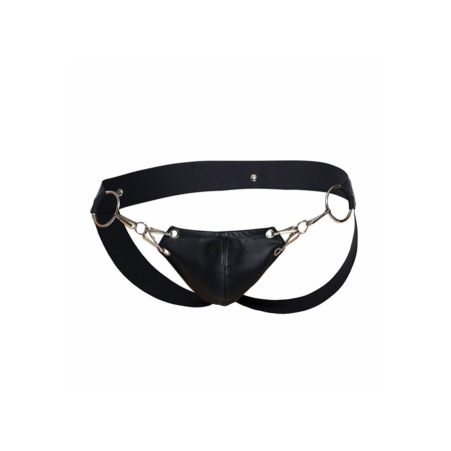 Mob-Dngeon Jockstrap Nero Pressure One Size-Metal · Intimo uomo (immagine 4)