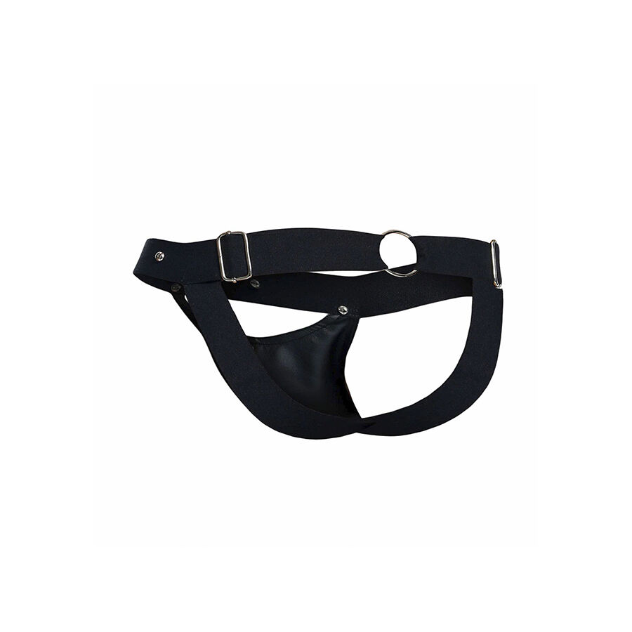 Mob-Dngeon Jockstrap Sportsman Nero One Size-Metal 2 Mob-Dngeon Jockstrap Sportsman Nero One Size-Metal · Intimo uomo (imaginea 2)