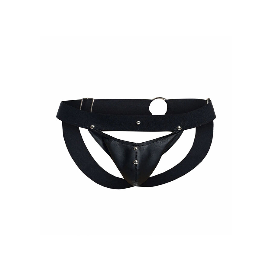 Mob-Dngeon Jockstrap Sportsman Nero One Size-Metal 3 Mob-Dngeon Jockstrap Sportsman Nero One Size-Metal · Intimo uomo (imaginea 3)