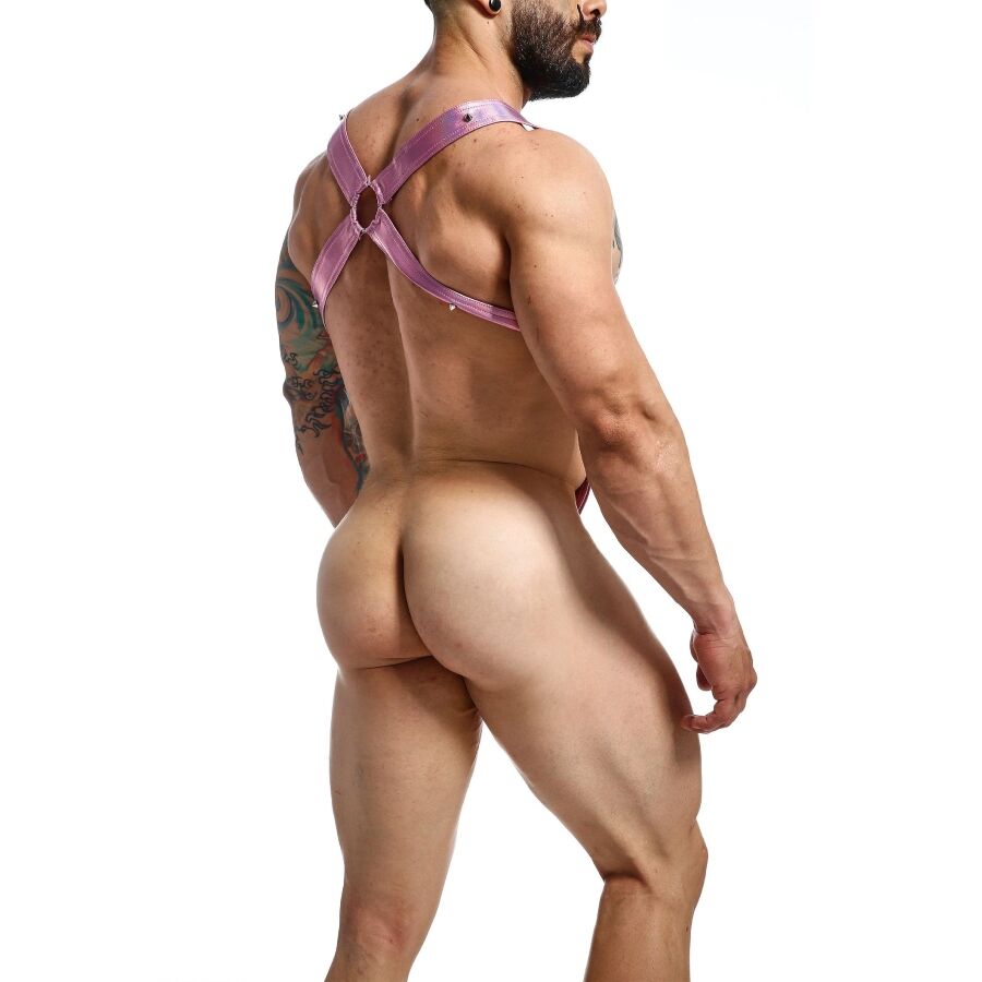 Mob-Dngeon Imbracatura per Pene Crociato con Cockring One · Intimo uomo (imaginea 4)