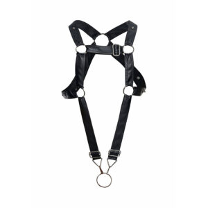 Mob-Dngeon Imbracatura per Pene Crociato Nero - One Size-Metal · Intimo uomo (immagine 6)