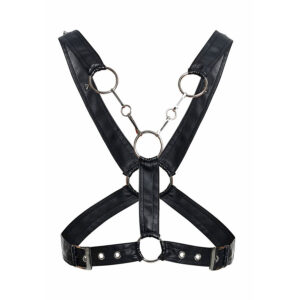 Mob-Dngeon Imbracatura a catena incrociata Nero One Size-Metal · Intimo uomo (imaginea 2)