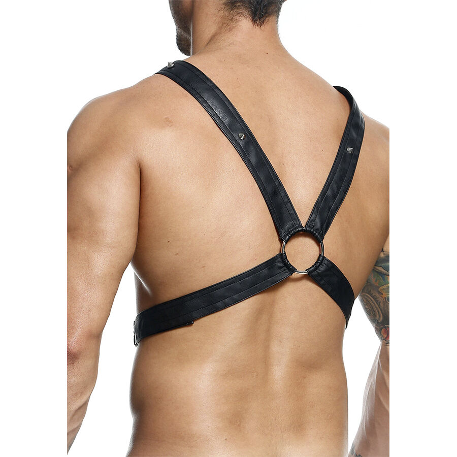 Mob-Dngeon Imbracatura a catena incrociata Nero One Size-Metal · Intimo uomo (imaginea 4)