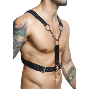 Mob-Dngeon Imbracatura a catena incrociata Nero One Size-Metal · Intimo uomo (imaginea 7)