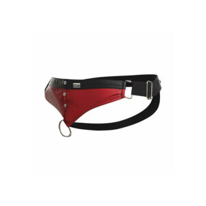 Mob-Dngeon Jockstrap Rosso Anello per Penis One Size-Metal · Intimo uomo (imaginea 6)