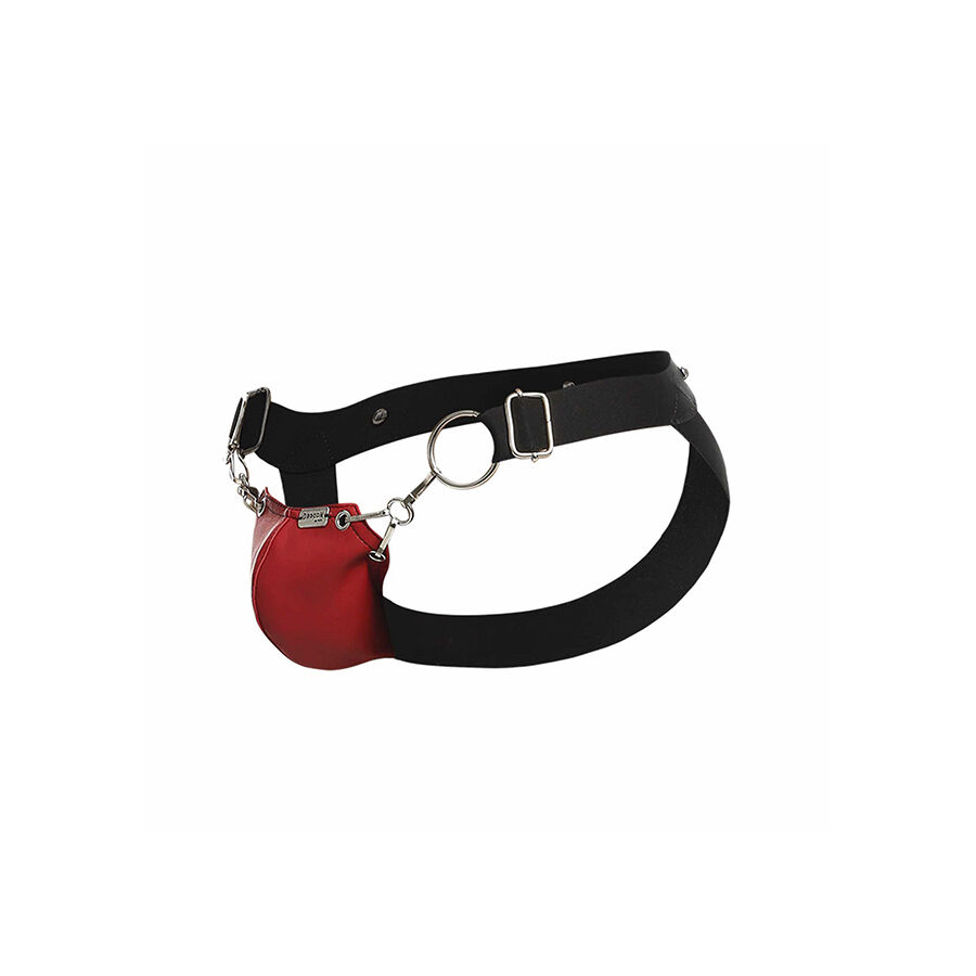 Mob-Dngeon Snap Jockstrap Rosso One Size-Metal · Intimo uomo (immagine 7)