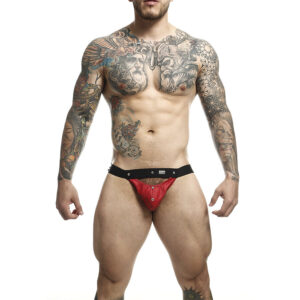 Mob-Dngeon Jockstrap Atleta Rosso One Size · Intimo uomo