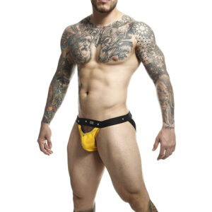 Mob-Dngeon Jockstrap Giallo Sportsman One Size-Metal · Intimo uomo (imaginea 2)