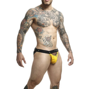 Mob-Dngeon Jockstrap Giallo Sportsman One Size-Metal 11 Mob-Dngeon Jockstrap Giallo Sportsman One Size-Metal · Intimo uomo (imaginea 3)