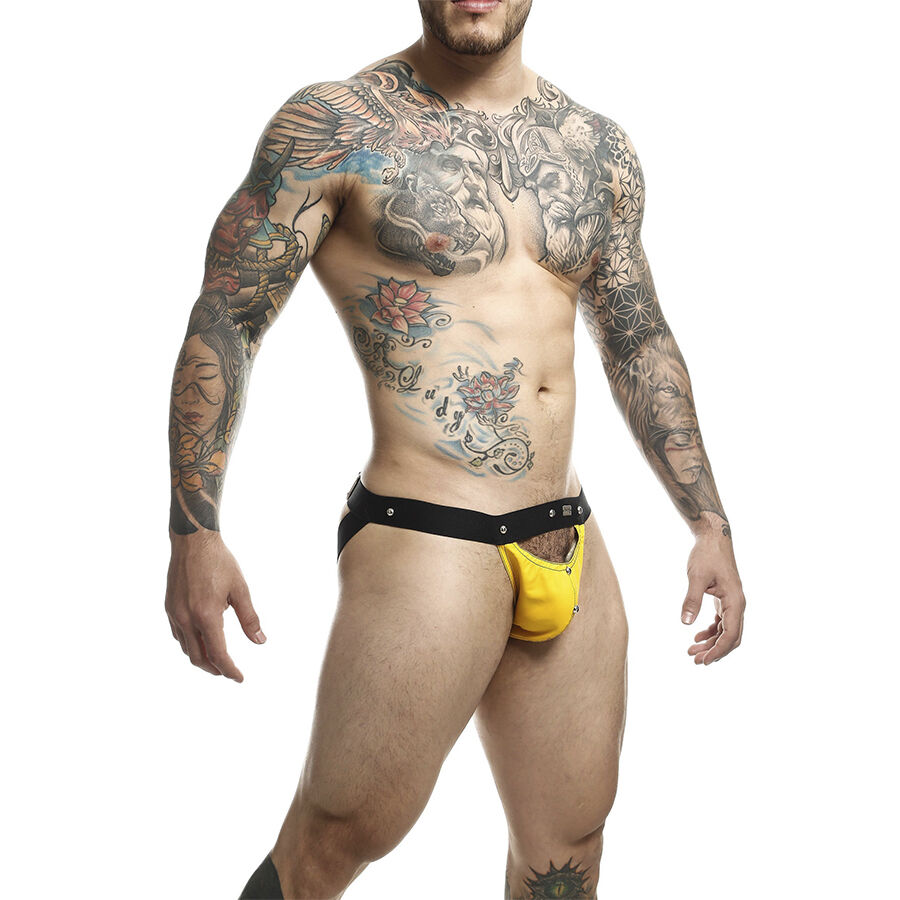 Mob-Dngeon Jockstrap Giallo Sportsman One Size-Metal 3 Mob-Dngeon Jockstrap Giallo Sportsman One Size-Metal · Intimo uomo (imaginea 3)