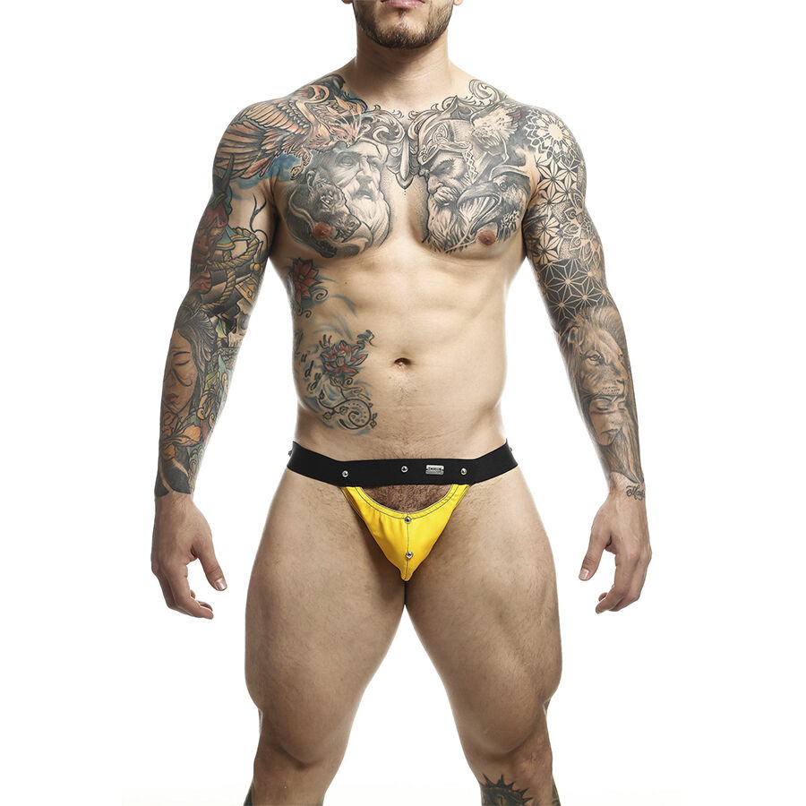 Mob-Dngeon Jockstrap Giallo Sportsman One Size-Metal 1 Mob-Dngeon Jockstrap Giallo Sportsman One Size-Metal · Intimo uomo