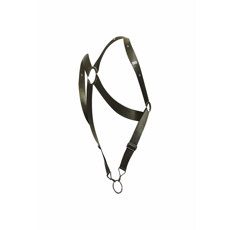 Mob-Dngeon Imbracatura con schienale crociato e anelli metallici · Intimo uomo (imaginea 9)