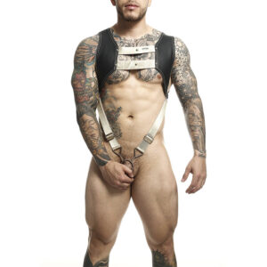 Mob-Dngeon Imbracatura con Anello fallico Oro One Size-Metal · Intimo uomo