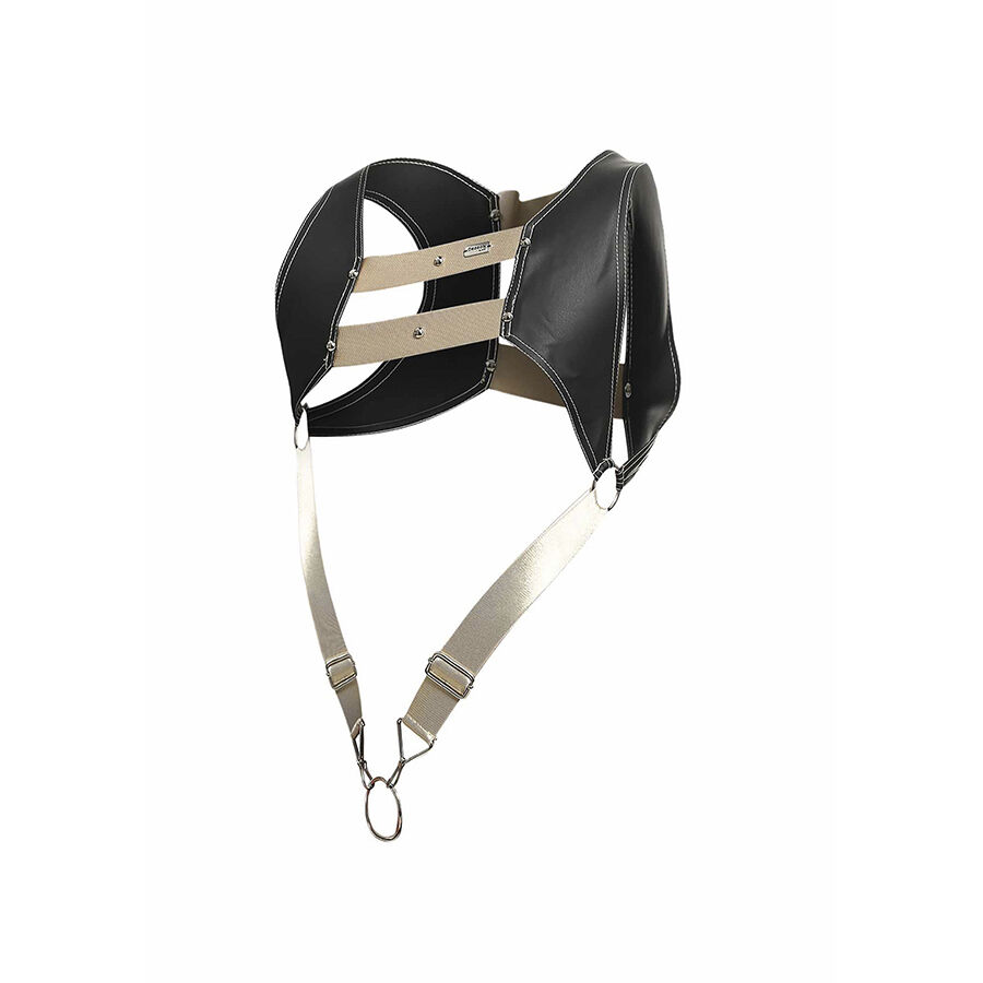 Mob-Dngeon Imbracatura con Anello fallico Oro One Size-Metal 6 Mob-Dngeon Imbracatura con Anello fallico Oro One Size-Metal · Intimo uomo (imaginea 6)