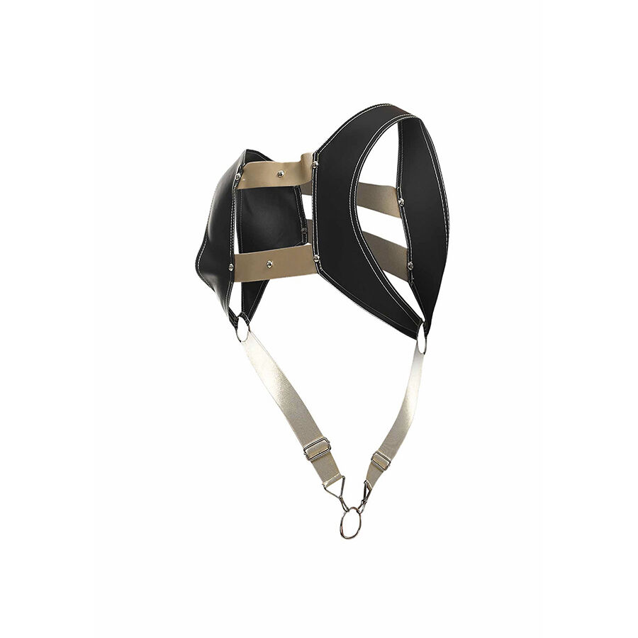 Mob-Dngeon Imbracatura con Anello fallico Oro One Size-Metal 8 Mob-Dngeon Imbracatura con Anello fallico Oro One Size-Metal · Intimo uomo (imaginea 8)