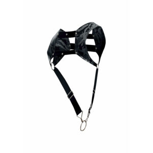 Mob-Dngeon Imbracatura con Anello Argento per Pene One Size-Metal · Intimo uomo (imaginea 3)