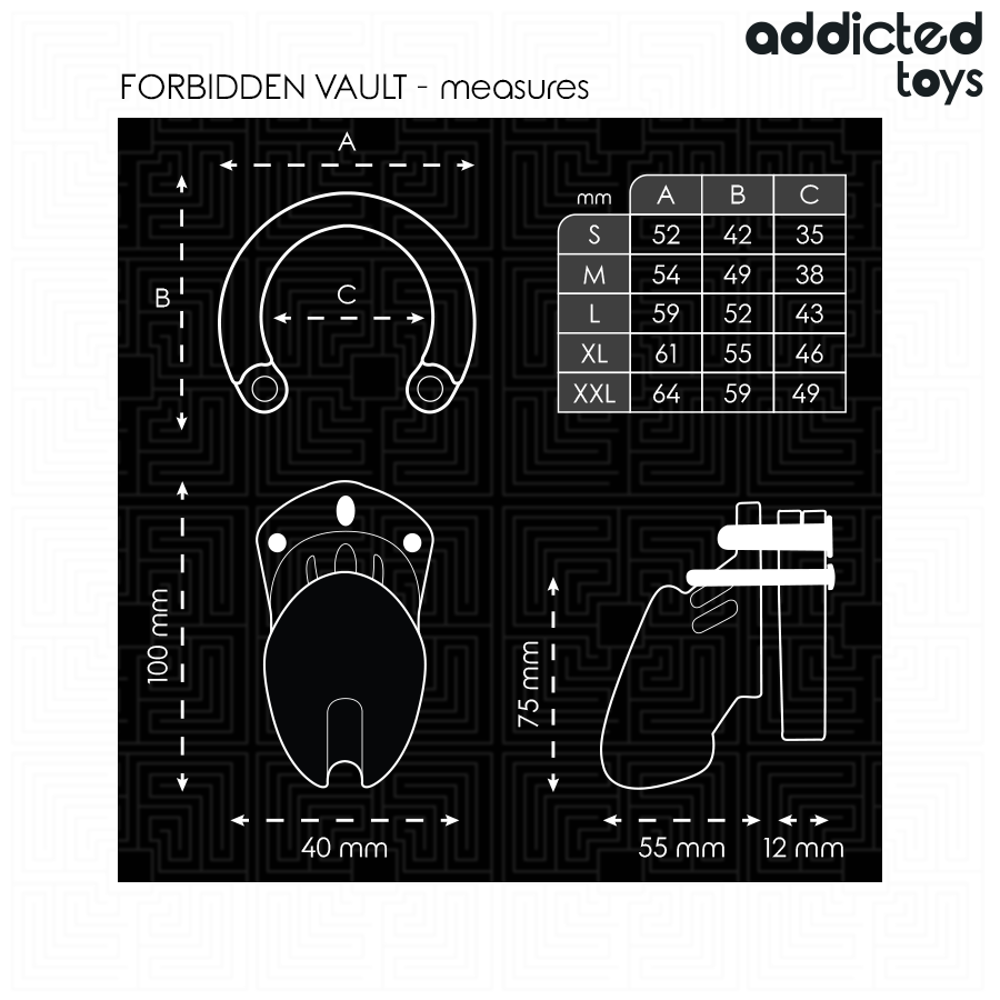 Addicted Toys Locked-Locked - Forbidden Vault Gabbia per il Pene 2 Addicted Toys Locked-Locked - Forbidden Vault Gabbia per il Pene · Accessori BDSM (imaginea 2)