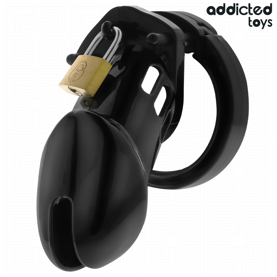 Addicted Toys Locked-Locked Obsidian Hold Gabbia per il Pene 2 Addicted Toys Locked-Locked Obsidian Hold Gabbia per il Pene · Accessori BDSM (imaginea 2)