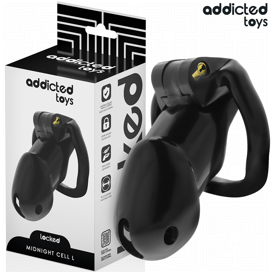 Addicted Toys Locked-Locked - Mindnight Cell Gabbia per Pene-Dimensione L