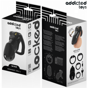 Addicted Toys Locked-Locked - Mindnight Cell Gabbia per Pene-Dimensione L · Accessori BDSM (immagine 7)