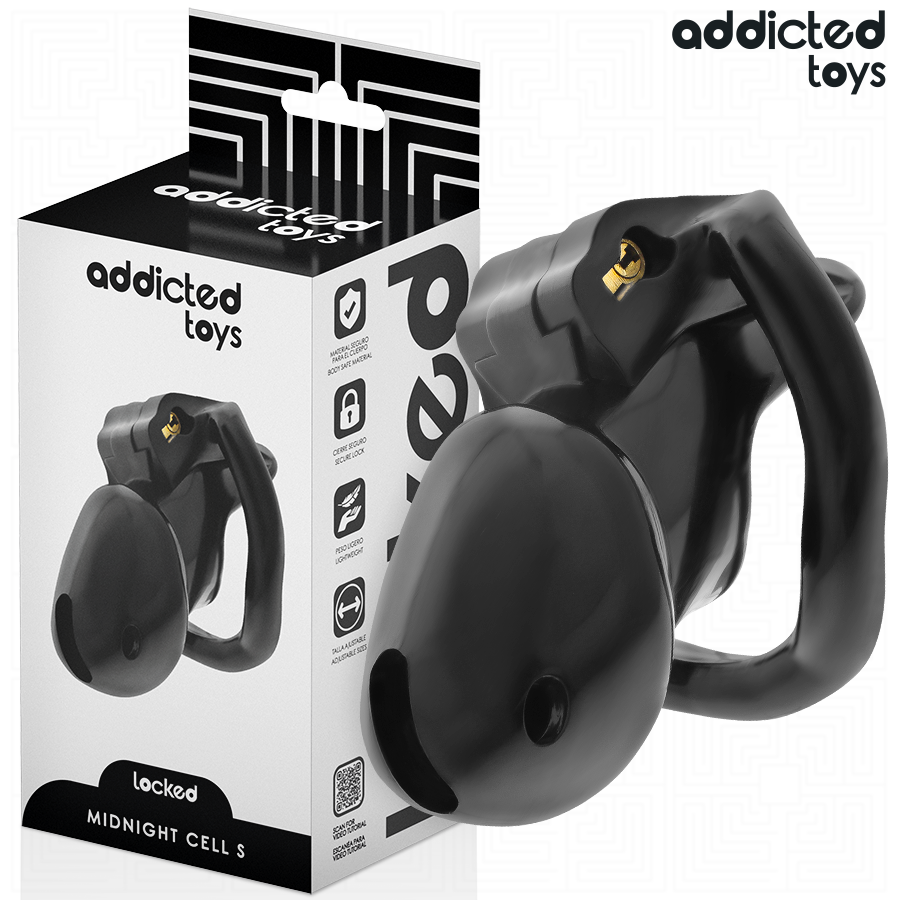 Addicted Toys Locked-Locked - Mindnight Cell Gabbia per Pene-Dimensione S