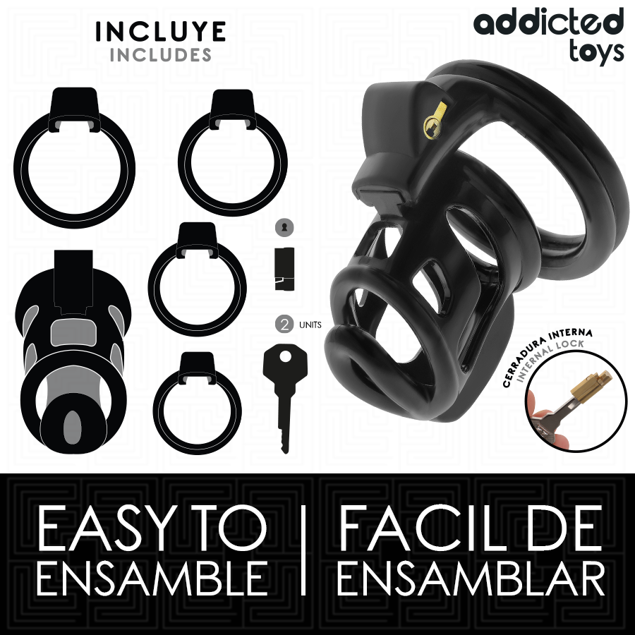 Addicted Toys Locked-Gilden Gabbia per Pene in Metallo 5 Addicted Toys Locked-Gilden Gabbia per Pene in Metallo · Accessori BDSM (imaginea 5)