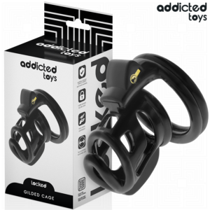 Addicted Toys Locked-Gilden Gabbia per Pene in Metallo