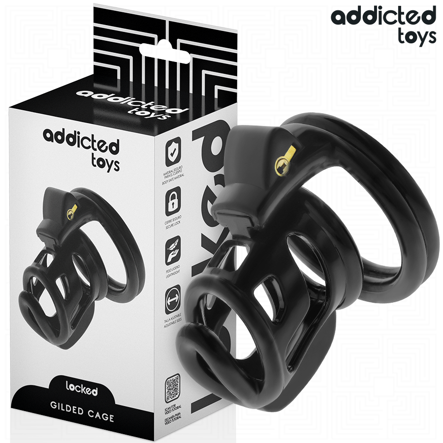 Addicted Toys Locked-Gilden Gabbia per Pene in Metallo 1 Addicted Toys Locked-Gilden Gabbia per Pene in Metallo · Accessori BDSM