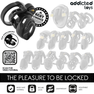 Addicted Toys Locked-Locked - Eternal Lock Gabbia per Pene 9 cm · Accessori BDSM (imaginea 4)