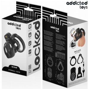 Addicted Toys Locked-Locked - Eternal Lock Gabbia per Pene 9 cm · Accessori BDSM (imaginea 5)