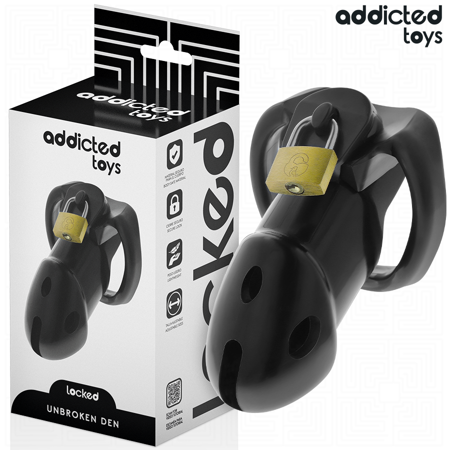 Addicted Toys Locked-Unbroken Den Gabbia per il pene 9.8 cm 1 Addicted Toys Locked-Unbroken Den Gabbia per il pene 9.8 cm · Accessori BDSM