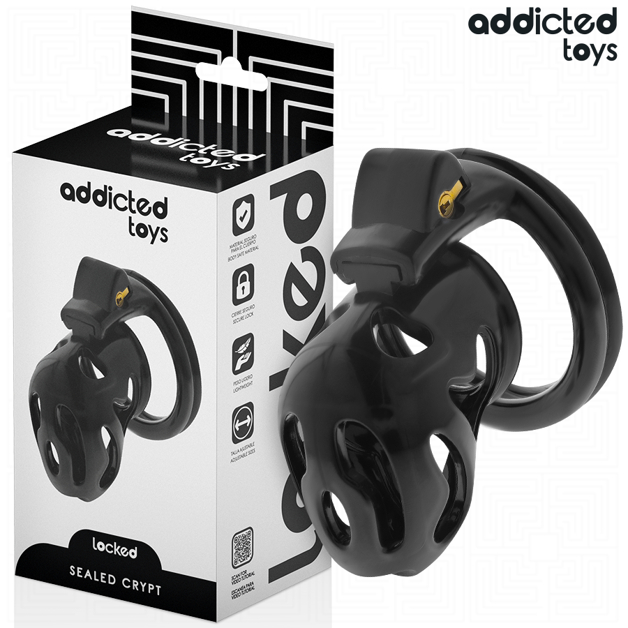 Addicted Toys Locked-Locked Sealed Crypt Gabbia di Castità