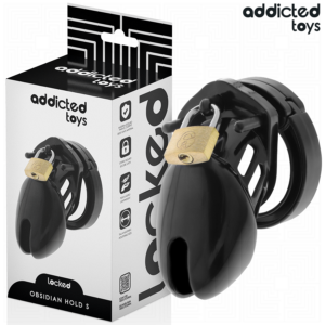 Addicted Toys Locked-Locked - Obsidian Hold Gabbia per il Pene