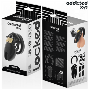 Addicted Toys Locked-Locked - Obsidian Hold Gabbia per il Pene 12 Addicted Toys Locked-Locked - Obsidian Hold Gabbia per il Pene · Accessori BDSM (imaginea 5)