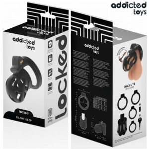 Addicted Toys Locked-Gabbia di Castità Silent Keep 7.5 cm · Accessori BDSM (imaginea 5)