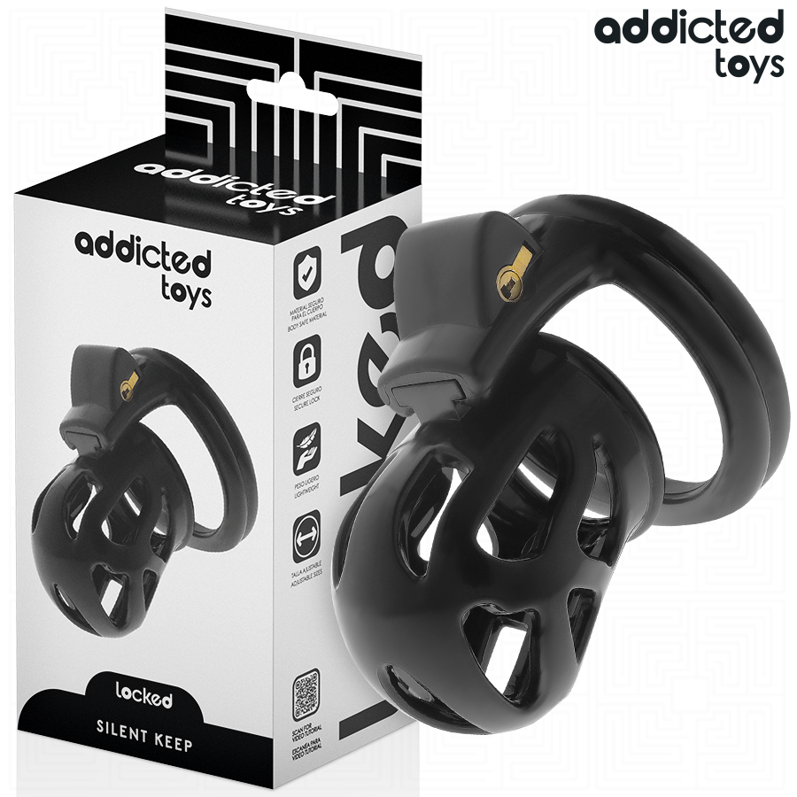 Addicted Toys Locked-Gabbia di Castità Silent Keep 7.5 cm