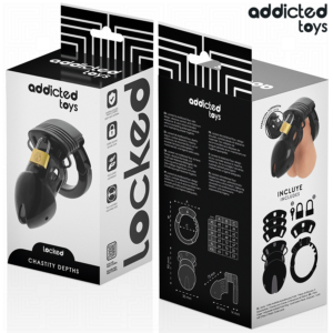 Addicted Toys Locked-Gabbia per pene Chastity Depths 7.5 cm · Accessori BDSM (imaginea 5)