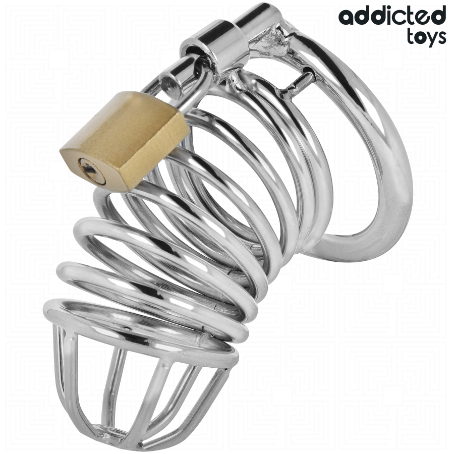 Addicted Toys Locked-Locked Iron Cell Gabbia Metallica · Accessori BDSM (imaginea 7)