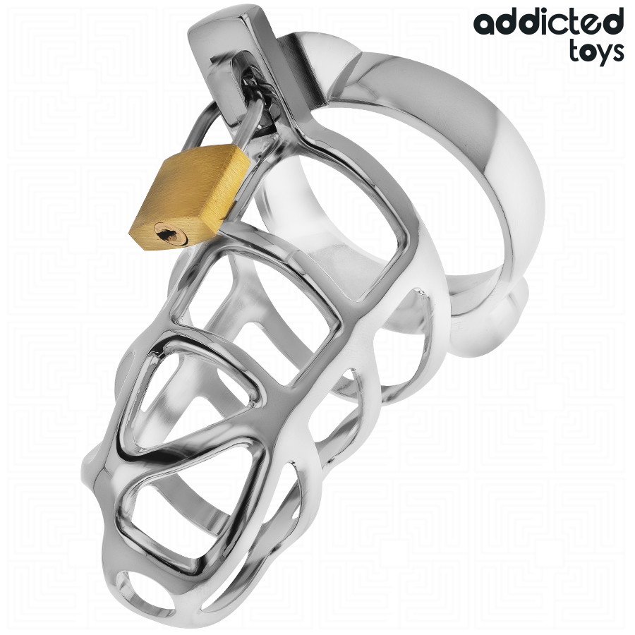 Addicted Toys Locked-Silver Lock Gabbia in metallo per il pene · Accessori BDSM (imaginea 7)