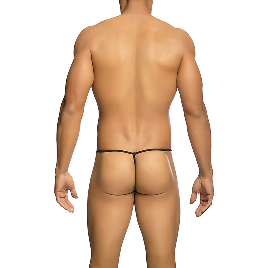 Mob-Tanga Trasparente con Forma a T Nero · Intimo uomo (immagine 2)